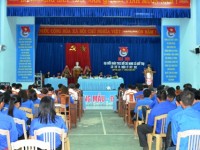 Quang cảnh Đại hội Đoàn TNCS Hồ Chí Minh xã Quế Thọ lần thứ VII nhiệm kỳ 2017-2022.