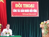 Tổ chức đối thoại về công tác giảm nghèo bền vững tại xã Bình Sơn