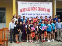 Đoàn xã Sông Trà: Tổ chức giao lưu bóng chuyền nữ