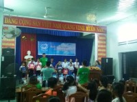 Chương trình sẻ chia hạnh phúc- tiếp sức đến trường tại xã Quế Bình