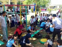 xây dựng điểm vui chơi cho thiếu nhi tại trường TH Lê Lợi