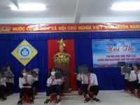 Đoàn xã Thăng Phước phối hợp với trường TH&THCS Trần Cao Vân tổ chức hội thi tìm hiểu kiến thức pháp luật