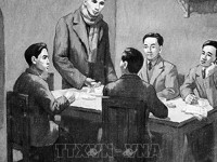 Từ ngày 6-1 đến 7-2-1930, Hội nghị hợp nhất các tổ chức Cộng sản, thành lập Đảng Cộng sản Việt Nam họp ở Hồng Kông (Trung Quốc) dưới sự chủ trì của đồng chí Nguyễn Ái Quốc thay mặt cho Quốc tế Cộng sản. Ảnh: TTXVN