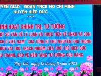 Sinh hoạt chính trị, tư tưởng về tác phẩm Một số vấn đề lý luận và thực tiễn về CNXH và con đường đi lên CNXH ở Việt Nam của TBT Nguyễn Phú Trọng gắn với phát huy vai trò, trách nhiệm của tuổi trẻ tham gia đấu tranh bảo vệ nền tảng tư tưởng của Đảng