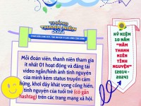 Trào lưu "Lan tỏa khoảnh khắc tình nguyện"