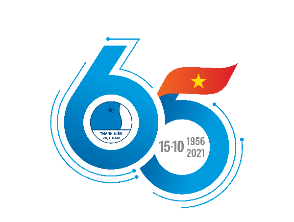 Logo biểu trưng 65 năm Ngày truyền thống Hội LHTN Việt Nam